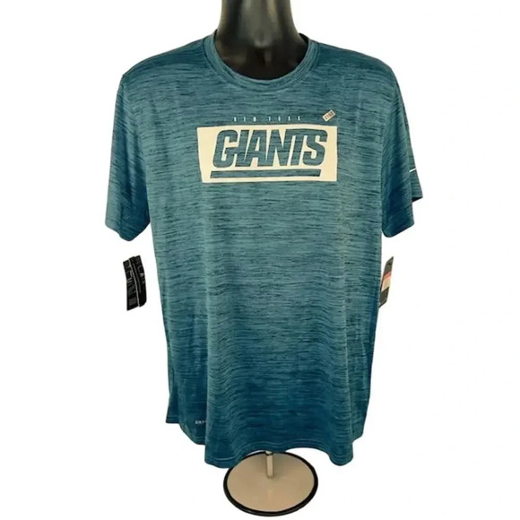 Nike Other - NEW Nike Dri-FIT NFL Sideline Velocity New York Giants Tee Heather Blue Mens L